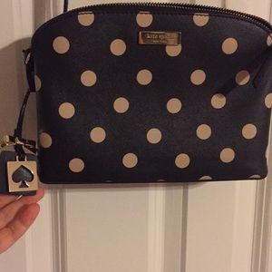 Kate Spade black polka dot purse